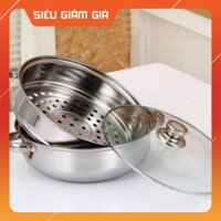NỒI HẤP INOX 2 TẦNG 💖 Bizz Store