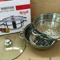 Nồi hấp inox 2 tầng đa năng