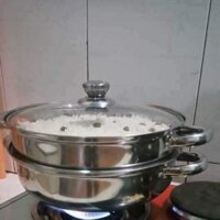 Nồi hấp inox 2 tầng đa năng