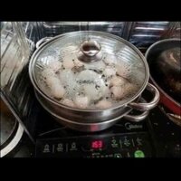 Nồi hấp inox 2 tầng