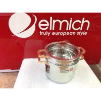 Nồi Hấp Inox 304 5 Lớp Đáy Từ ELMICH Redvelvet EL5585 24cm EL0979 28cm - 5585x24cm