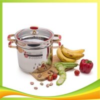 Nồi hấp Inox 304 Elmich Red Velvet 2355585, 2350979 [Nhập khẩu nguyên chiếc CH SÉC]