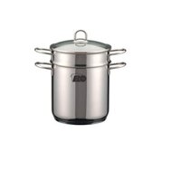 Nồi Hấp Inox dùng cho bếp Từ Inox Elo Bio Steamer Rubin 20 Cm