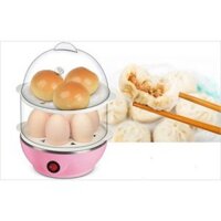 Nồi hấp trứng 2 tầng (Màu ngẫu nhiên)