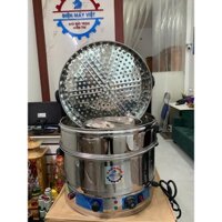 Nồi hấp xôi bằng điện INOX 52CM 3 tầng hấp 15-20kg/lần hấp