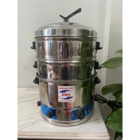 Nồi hấp xôi, đồ xôi bằng điện size 35cm 40cm (10kg gạo) - Nồi hấp bánh bao, bánh flan