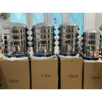 Nồi hấp xôi INOX chạy điện size 52CM 3 tầng