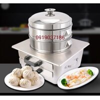 Nồi hấp xôi, nồi hấp bánh bao, nồi tráng bánh cuốn inox đa năng dùng gia đình hoặc bán ăn sáng có ảnh thật [order]