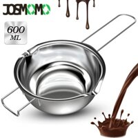 Nồi hơi đôi nấu chảy sôcôla bơ kẹo làm nhân trứng nước sốt bằng thép không gỉ 600ML / 400ML với tay cầm chịu nhiệt