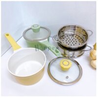 Nồi Honper kèm xửng hấp cao cấp cho bé ăn dặm