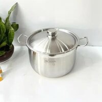 Nồi inox 1 đáy – 32cm nắp inox HT COOK