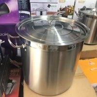 Nồi Inox 100 Lít Đáy 3 Lớp 50×50 cm – Chuyên Dụng Nhà Hàng, Bảo Hành 5 Năm