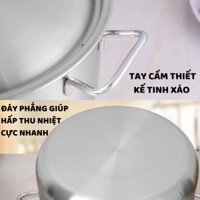 Nồi Inox 14L siêu to 32cm - Nồi luộc bánh chưng, nồi luộc gà inox