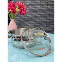 Nồi Inox 3 đáy 16cm Happycook