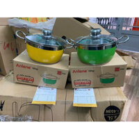 NỒI INOX 3 ĐÁY 20CM NẮP KÍNH FIVE STAR QUÀ TẶNG SỮA ANLENE