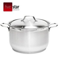 Nồi Inox 3 Đáy 28cm Fivestar N28-3D  - Hàng Chính Hãng