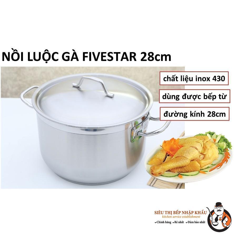 Nồi inox 3 đáy Fivestar N28-3QB - 28cm