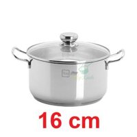 Nồi Inox 3 Đáy Fivestar N16-3DG 16cm - Hàng Chính Hãng