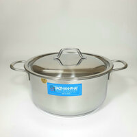 Nồi inox 3 đáy sử dụng bếp từ Bảo Thanh Phát 22cm