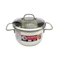 NỒI INOX 3 ĐÁY ZEBRA EXTREME INFINITY NẮP KÍNH 22 CM - 4,5 LÍT - 162297
