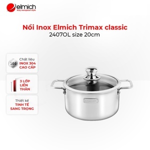 Nồi Inox 3 lớp đáy liền Elmich Trimax classic 2407OL size 20cm