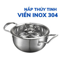 NỒI INOX 304 18CM ĐÁY TỪ 5 LỚP CAO CẤP SIÊU BỀN DAELUX