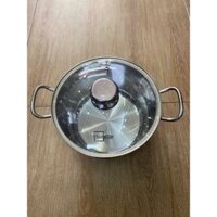 Nồi inox 430 Fivestar Nắp Kiếng 30cm,hàng chính hãng