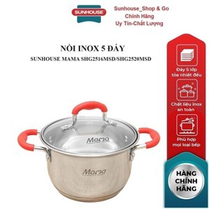 Nồi Inox 5 đáy Sunhouse Mama SHG2516MSD