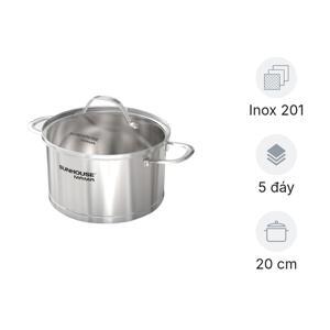 Nồi inox 5 đáy Sunhouse Mama SHG502-20