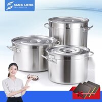 Nồi inox 50L (3 đáy) chuyên dụng cho Bếp từ công nghiệp - Bếp gas công nghiệp