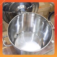 Nồi inox 50L Zebra đáy dày - nồi hầm xương đa zi năng (40x40)cm