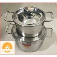 Nồi inox Bảo Minh  sử dụng được cho cả bếp từ đủ size (16-34cm), nồi inox cao cấp - dụng cụ nhà bếp