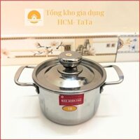 Nồi inox Bảo Minh  sử dụng được cho cả bếp từ đủ size (16-34cm), nồi inox cao cấp - dụng cụ nhà bếp