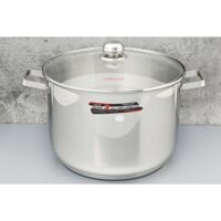 Nồi Inox Cao Cấp 3 Đáy Happy Cook NC-32G - Nồi Dung Tích Lớn Bền Chắc, An Toàn Cho Sức Khỏe (32cm)