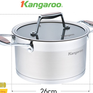 Nồi inox cao cấp 5 lớp Kangaroo KG3CS226