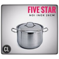 Nồi inox đun từ Five star 26cm