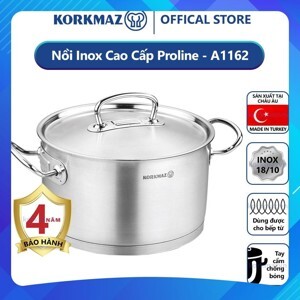 Nồi Inox Korkmaz Proline A1162 - 24cm 6.2L