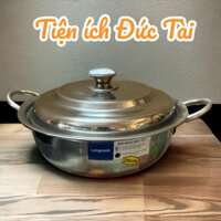 Nồi inox Longcook Dùng Cho Bếp Từ Nồi Inox Nấu Lẩu Tiện Dụng