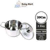 Nồi inox nắp kiếng Fivestar Size 24cm Dùng được cho bếp từ