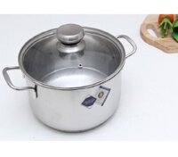 Nồi inox nắp kiếng Fivestar N24-3DG 24cm