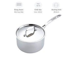 Nồi inox Scanpan Fusion5 74231600 2L