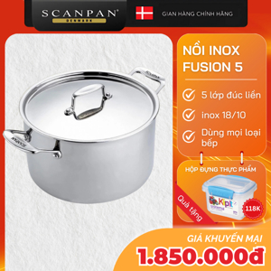 Nồi inox Scanpan Fusion5 74252000 3.7L
