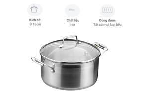 Nồi inox Scanpan Impact có nắp 18cm 71251800