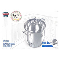 Nồi Inox size 20Cm - Hàng khuyến mại từ sữa - Có sẵn🔥