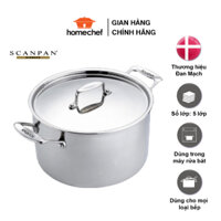 Nồi inox từ cao cấp Scanpan Fusion 20cm-3.2L 74252000, đúc liền 5 lớp, tay cầm chống nóng, dùng máy rửa bát