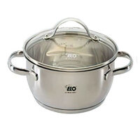 Nồi Inox từ vung kính ELO Luna plus 24cm