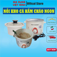 Nồi Kho Cá Nấu Cháo Hầm Xương Đa Năng Đạt Tường 2,5L - Nồi Nấu Chậm Chính Hãng (Gia Dụng Việt Minh)