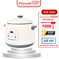 Nồi kho hầm đa năng Rowanto, nồi nấu chậm ceramic cao cấp, bảo hành chính hãng 12 tháng