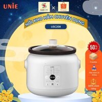 Nồi Kho Hầm Điện Chuyên Dụng Unie USC208,  Dung Tích 2L, Lòng Nồi Gốm Ceramic, Hẹn Giờ 24 Tiếng