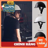 [Nói không với hàng nhái] Mũ Bảo Hiểm - MŨ BẢO HIỂM THỜI TRANG NỬA ĐẦU KIỂU VỎ SÒ